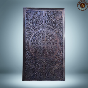 Moroccan Wall Carved Panel/ Floral motif / Andalusian Style.