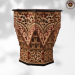 Moroccan Muqarnas Table, Painted 
