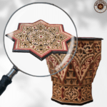 Moroccan Muqarnas Table, Painted 
