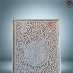 Moroccan Wall Carved Panel/ Floral motif / Andalusian Style.