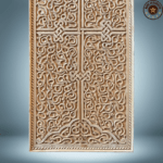 Moroccan Wall Carved Panel/ Floral motif / Andalusian Style.
