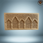 Moroccan Carved Wall Panel/ Arches And Pilars /Andalusian Style.