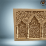 Moroccan Carved Wall Panel/ Arches And Pilars /Andalusian Style.
