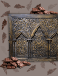 Moroccan Carved Wall Panel/ Arches And Pilars /Andalusian Style.