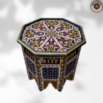 13 Flavor Variant painted Moroccan Table with Musharabi/ Andalusian Style.