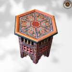 13 Flavor Variant painted Moroccan Table with Musharabi/ Andalusian Style.