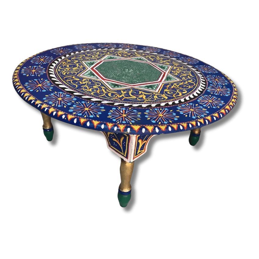 The Best Moroccan Painted Table Basse -