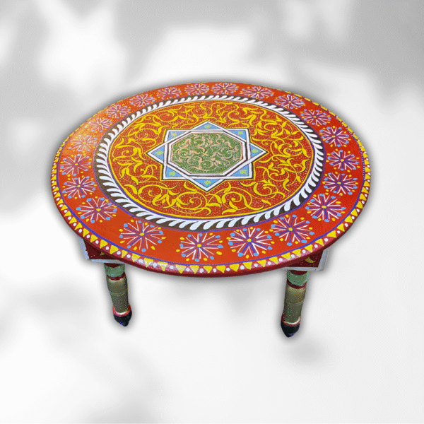 3 Flavor Variants Moroccan Painted Basse Table/ Andalusian Style.