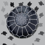 14 Flavor Variants Moroccan Leather Poof