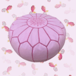 14 Flavor Variants Moroccan Leather Poof