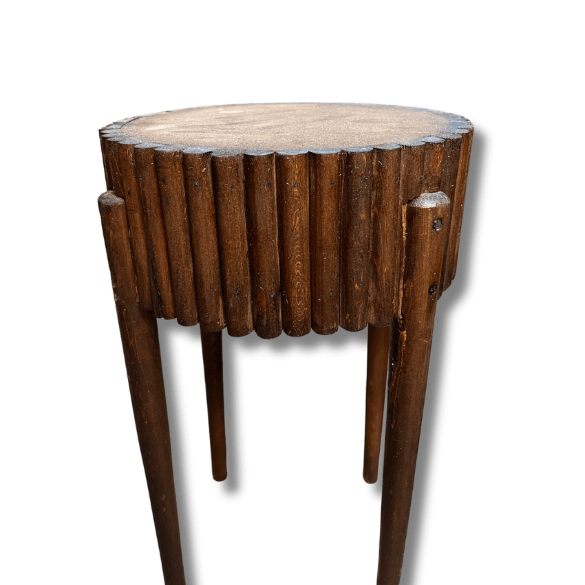 The Best Round Fluted Coffee Table With Secret Drawer