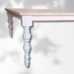 Sets of 4 DIY Redwood Table Legs, Turned Dining Table, Bar Table or Desk Legs
