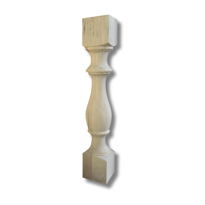 Sets of 4 DIY wood Table Legs, Turned Dining Table, Bar Table or Desk Legs