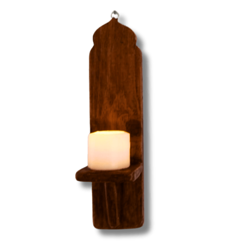 Wood Wall Sconce in for living room, Pray room and bedroom.
