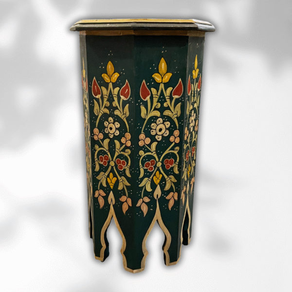 4 Flavor Variants Painted Moroccan Octagon End Table/ Andalusian Style.