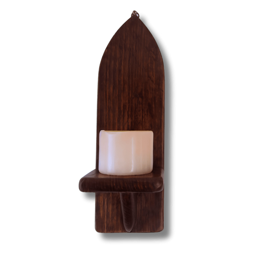 Wood Wall Sconce in for living room, Pray room and bedroom.