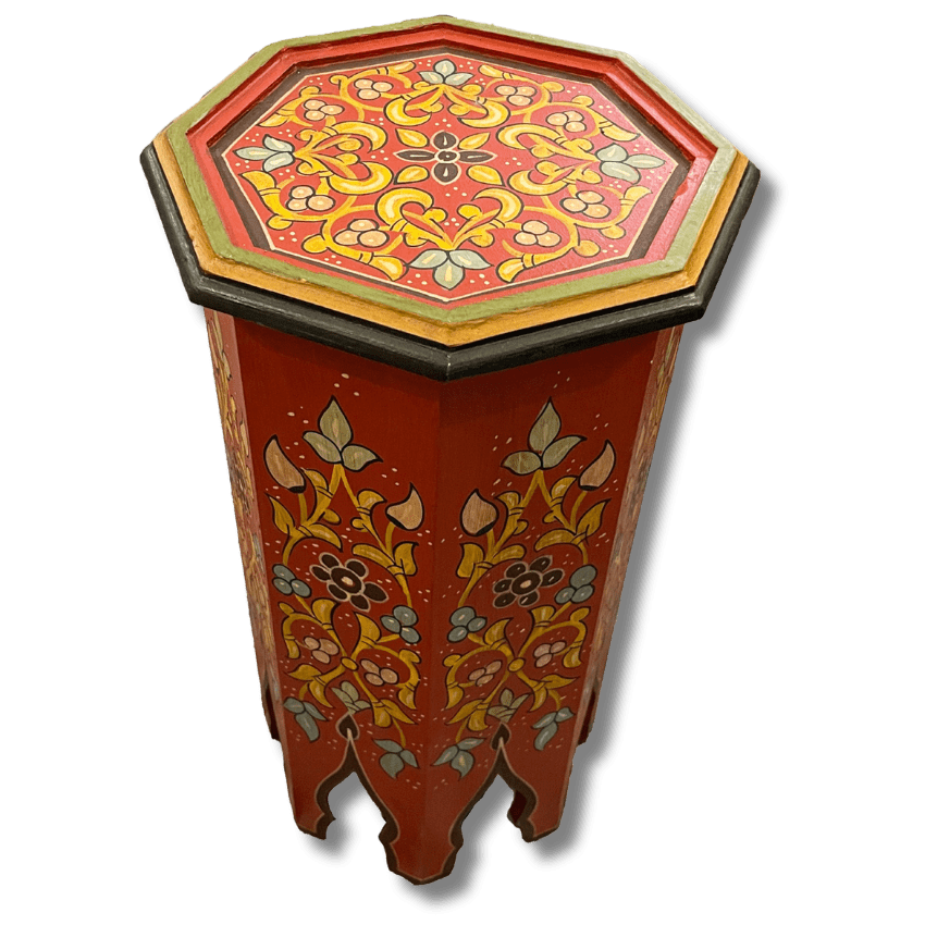 Red Colored End Tables