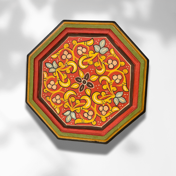4 Flavor Variants Painted Moroccan Octagon End Table/ Andalusian Style.