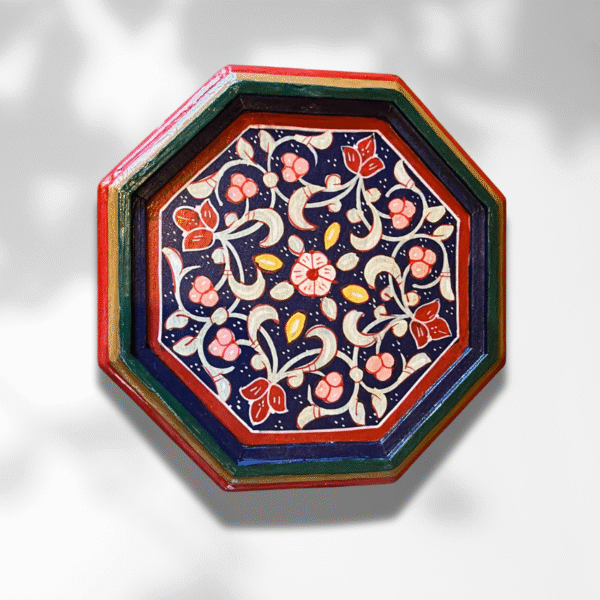 4 Flavor Variants Painted Moroccan Octagon End Table/ Andalusian Style.