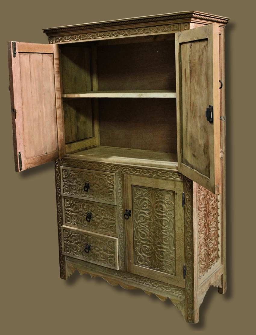 luxurious HAND carved Moroccan bedroom dresser